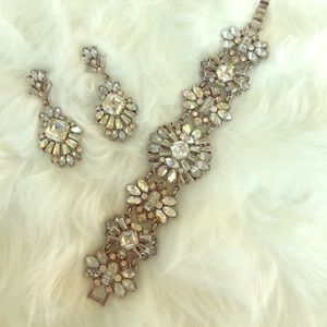 Celestial Frost bracelet and earrings